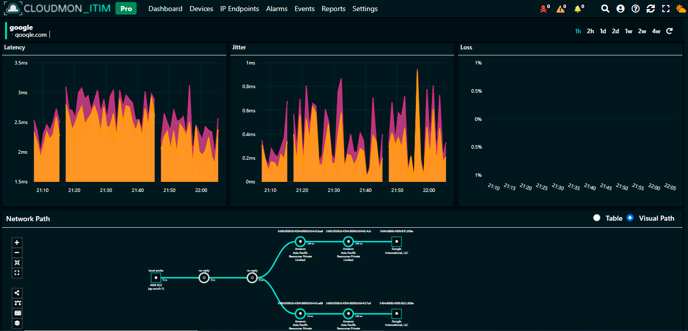 cloudmon-probe metrics